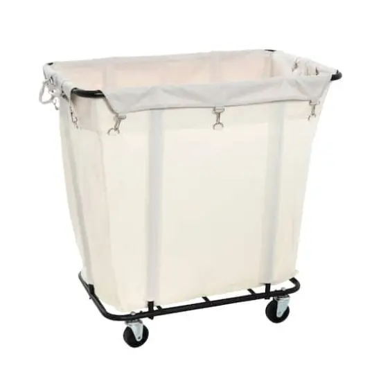 Household Essentials 30.5" Commercial Laundry CartBlack Handles {1}