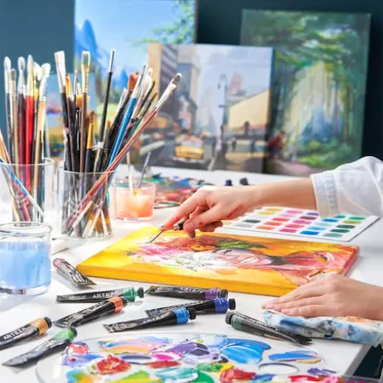 Arteza&reg; 24 Color Acrylic Paint Set {8}