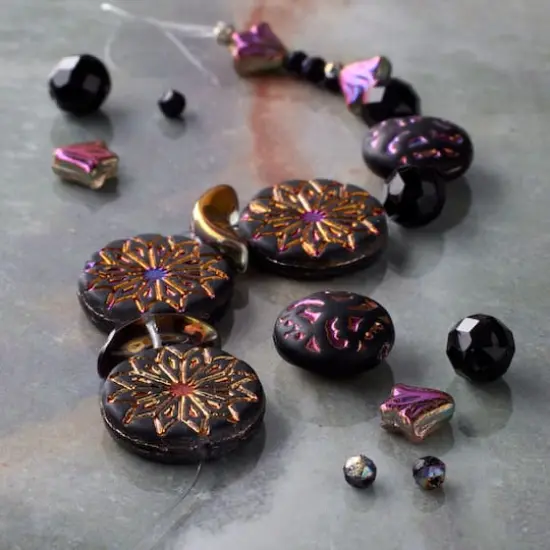 Metallic Sunburst Czech Glass Bead Mix by Bead Landing&trade; {3}