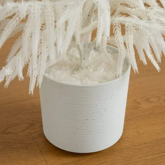 3ft. Artificial Real Touch White Norfolk Island Pine Christmas Tree with Natural Look {5}