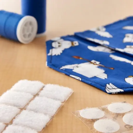 VELCRO&reg; Brand Sticky Back Coins & Squares Value Pack {3}