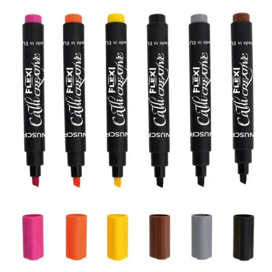 Manuscript CalliCreative 12 Color Flexi Tip Marker Set {4}