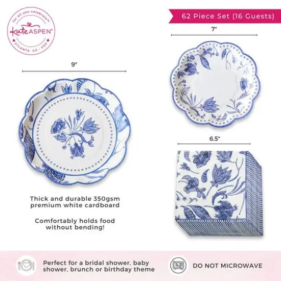 Kate Aspen&reg; Blue Willow Party Tableware Set {7}