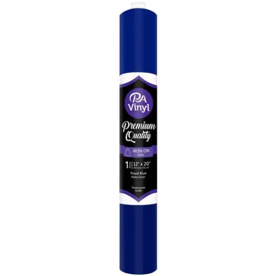 PA Vinyl Matte Iron On Vinyl Royal Blue {1}