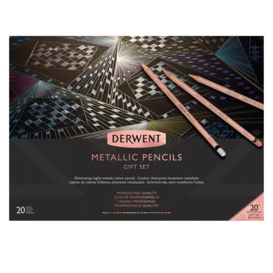 Derwent 20th Anniversary Metallic Pencil 20 Color Set {1}