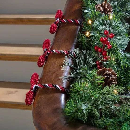 Haute Decor 16" Black, Red & White Decorative Twist Ties, 6ct. {3}