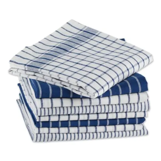 DII&reg; Basic Dishtowels Set, 8ct. Nautical Blue {7}