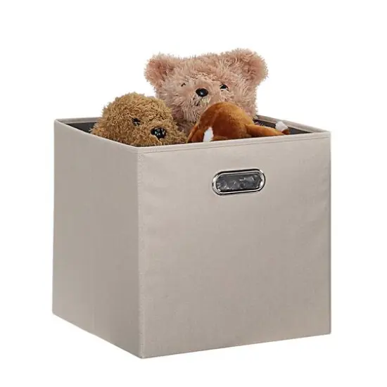 SunnyPoint 13" Storage Bin, 4ct. Cream {4}