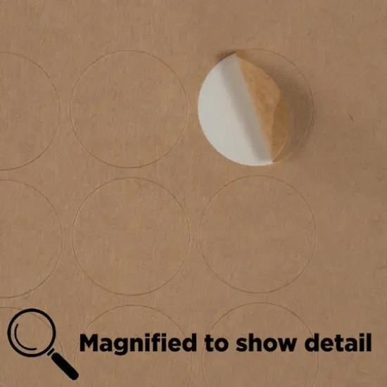 JAM Paper Brown Kraft Circle Label Stickers {5}