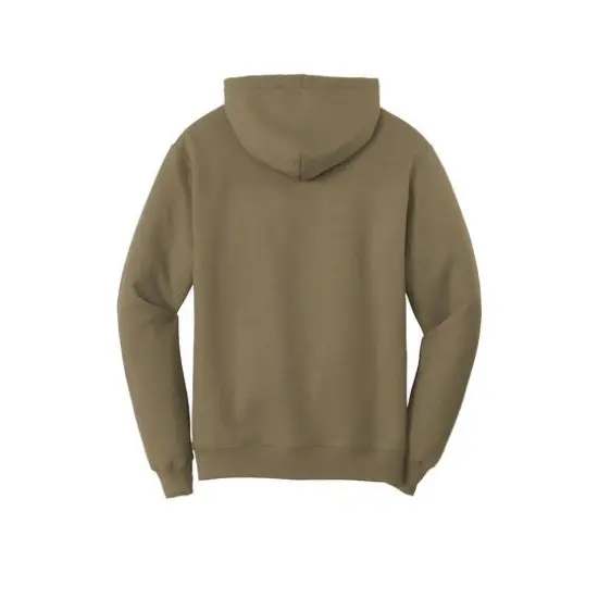 Port & Company&reg; Neutrals Core Fleece Pullover Hooded Sweatshirt Coyote Brown {5}