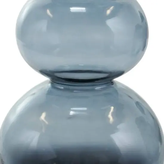 Black Ombre Bubble Glass Vase Set {8}