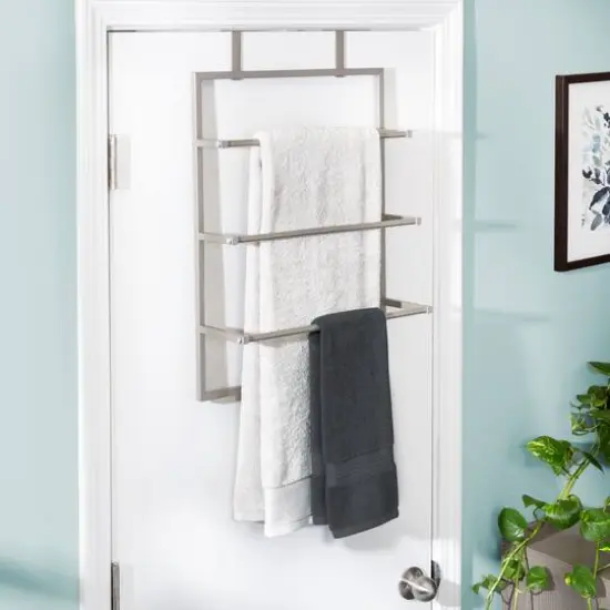 Honey Can Do Over-The-Door 3-Tier Towel Rack {3}