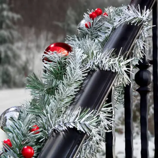 Haute Decor GarlandTies 18" Frosted Noble Pine Ties, 20ct. {3}