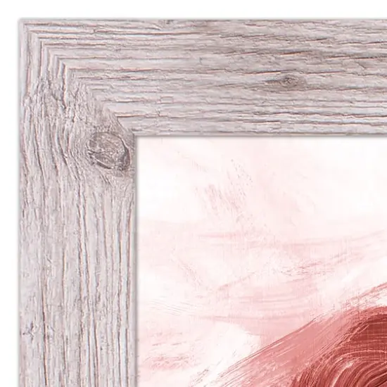 Abstract Painted Heart 16" x 16" Western White Framed Print {4}