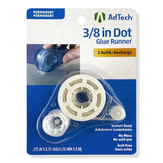 AdTech&reg; 3/8" Dot Glue Runner&trade; Permanent Refill {5}