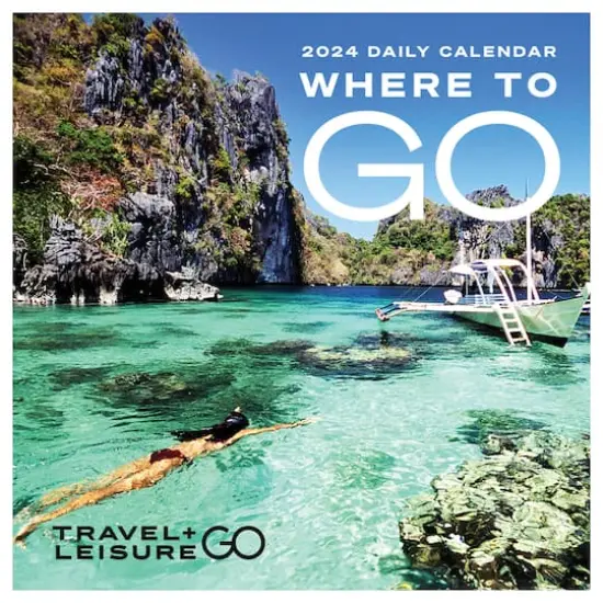 TF Publishing 2024 World's Best by Travel + Leisure Daily Desktop Calendar {5}