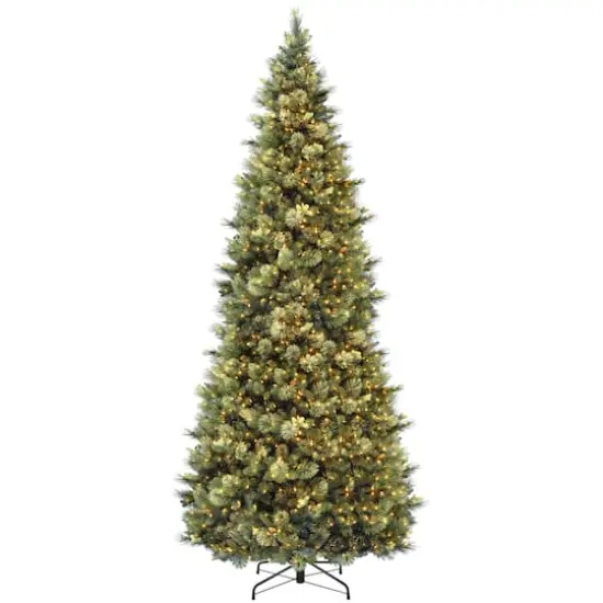 12ft. Pre-Lit Carolina Pine Artificial Christmas Tree, Clear Lights {1}