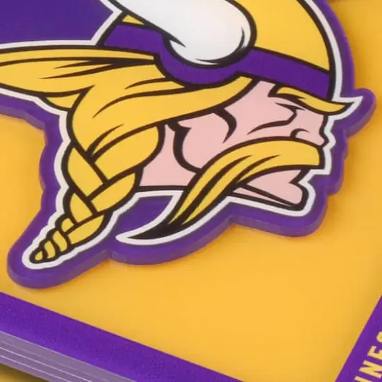 NFL 3D Logo Series Coaster Set Minnesota Vikings {5}