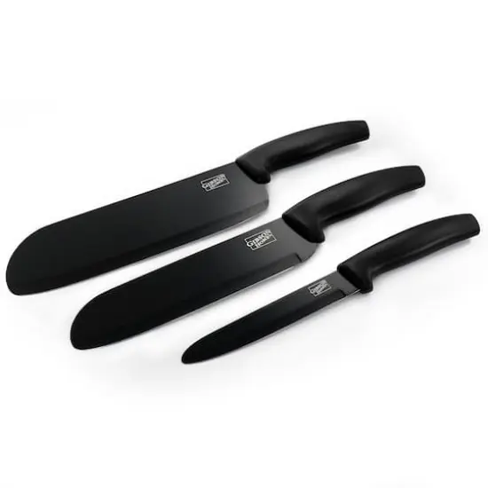Gibson Home&reg; Edge Craft Nonstick Stainless Steel Cutlery Set with Cutting Board {6}