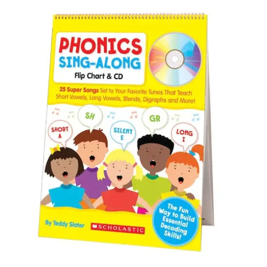 Scholastic&reg; Teaching Resources Phonics Sing-Along Flip Chart & CD {1}