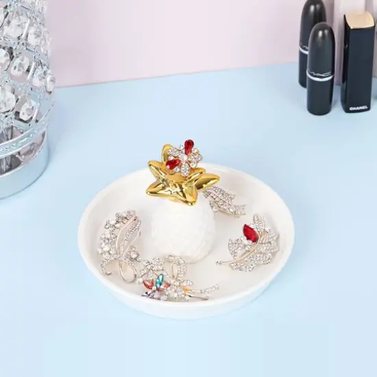 NEX&trade; 6" Pineapple Ceramic Jewelry Holder {7}