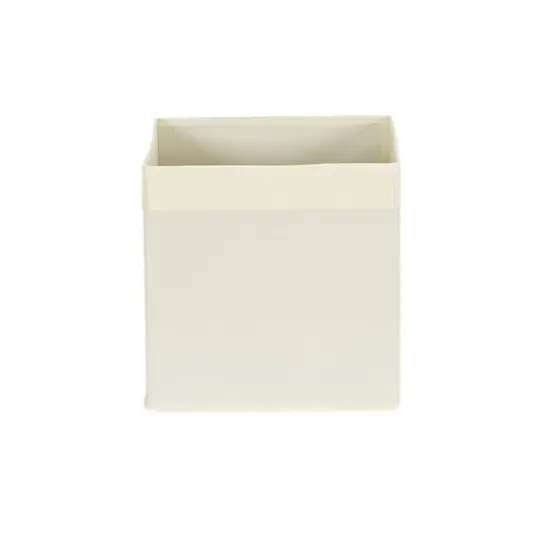 Household Essentials 11" Storage Cubes with Lip Handles, 6ct. White {8}