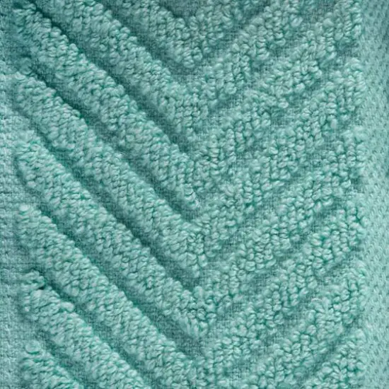 DII&reg; Chevron Luxury Barmops, 4ct. Aqua {4}