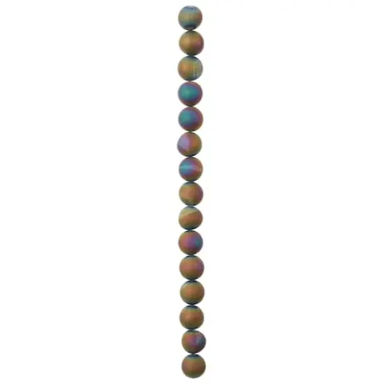 Multicolored Druzy Agate Stone Beads, 10mm by Bead Landing&trade; {4}