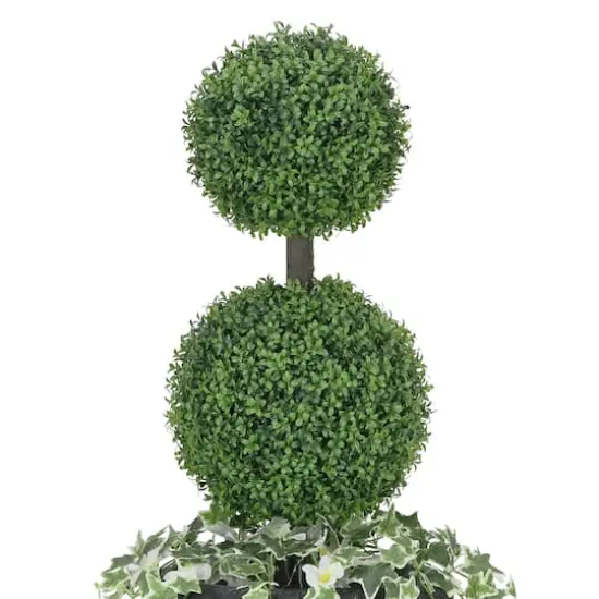 4ft. Topiary Boxwood Artificial Tree in Decorative Urn {6}
