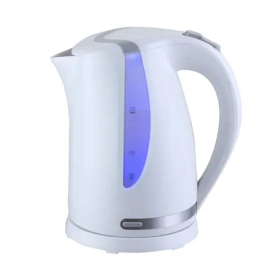 MegaChef 1.7L White Plastic Electric Tea Kettle {3}