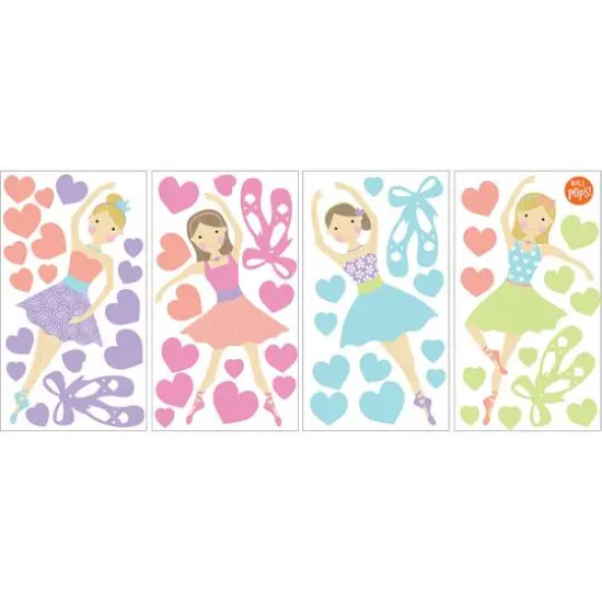 WallPops Prima Ballerina Wall Art Kit {3}