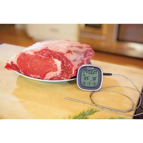 Escali Black Touch Screen Thermometer & Timer {12}