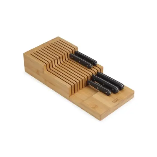 Joseph Joseph DrawerStore Bamboo Large 2-tier in-drawer knife organizer {3}