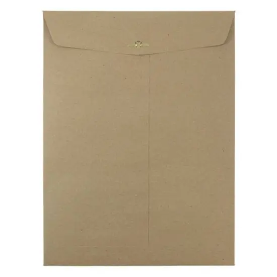 JAM Paper 9" x 12" Brown Kraft Envelopes with Clasp {3}