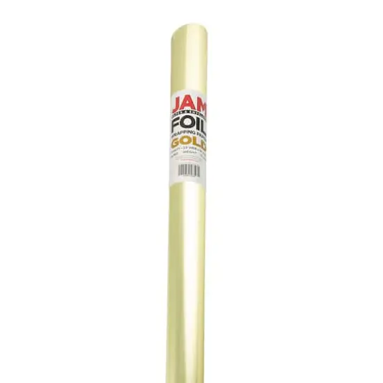 JAM Paper Metallic Gold Gift Wrap {3}