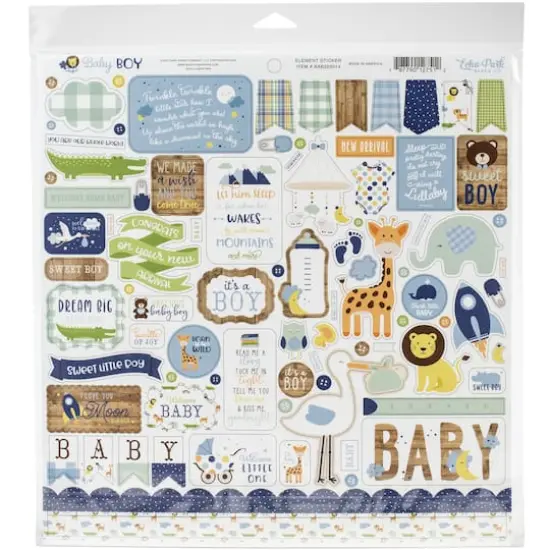 Echo Park&trade; Paper Co. Baby Boy Collection Kit, 12" x 12" {3}