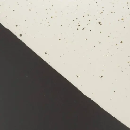 Black Ceramic Contemporary Vase, 10" x 6" x 6" {6}