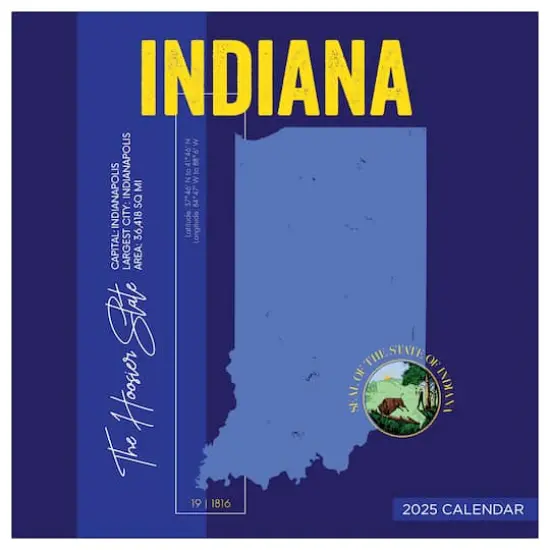 TF Publishing 2025 Home: Indiana Wall Calendar {1}