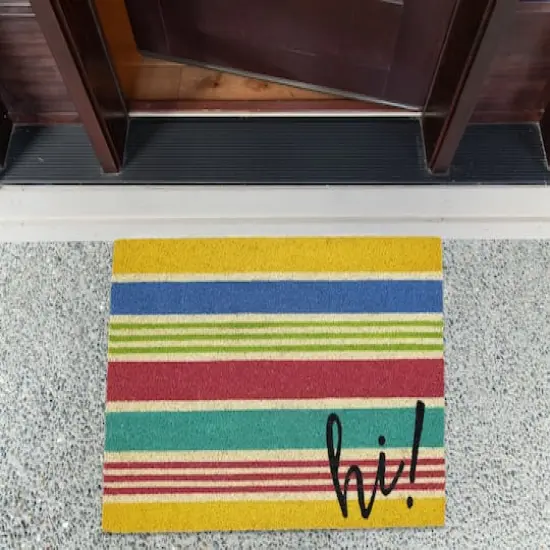 DII&reg; Hi! Stripes Doormat {5}