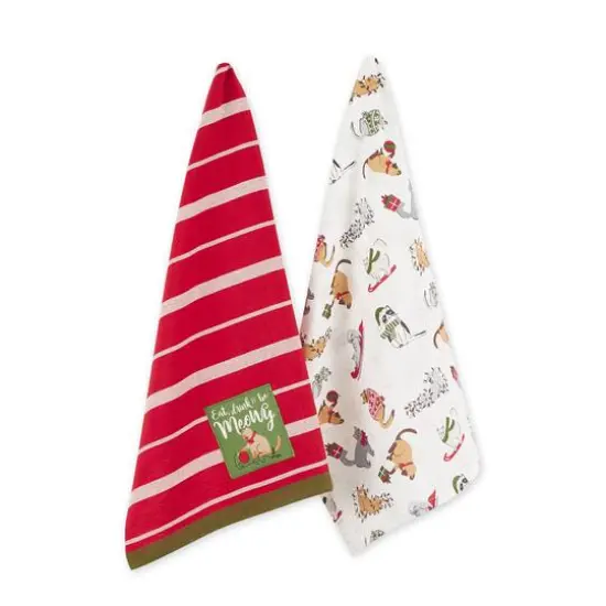 DII&reg; Be Meowy Dishtowel Set {1}
