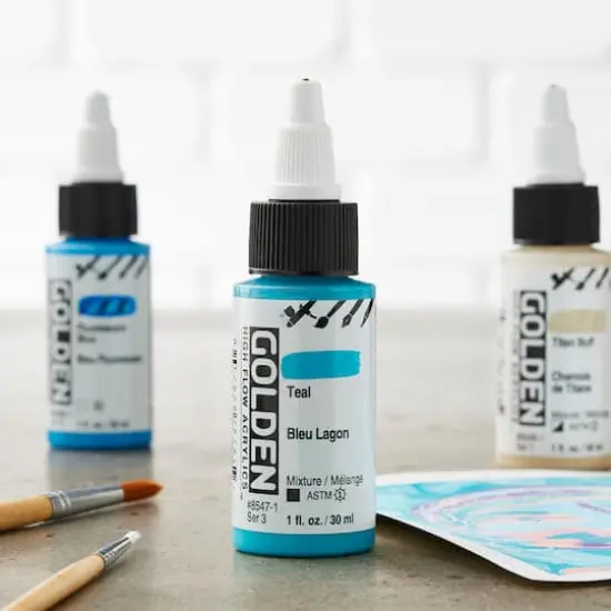 Golden&reg; High Flow Acrylics, 1oz. Teal {3}