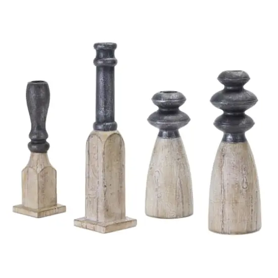 Candle Holder Set, 8.75", 9.25", 11.5" & 13.25" {1}