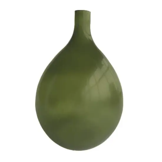Hello Honey&reg; 12" Green Glass Bud Vase {3}