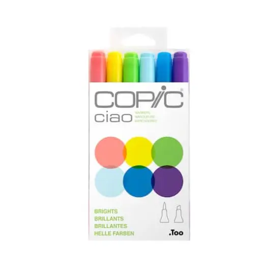 Copic&reg; Brights Ciao Marker Set {6}
