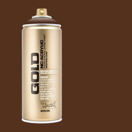 Montana&trade; Gold Acrylic Professional Spray Paint G8120 Cacao {4}