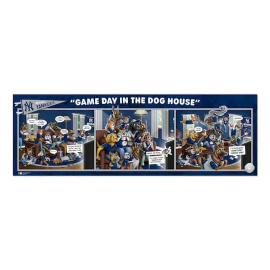 MLB Game Day in the Dog House 1,000 Piece Puzzle New York Yankees {5}