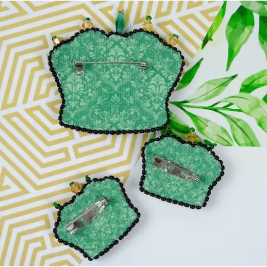 Abris Art Symbol of the Monarch Bead Embroidery Decoration Kit {4}