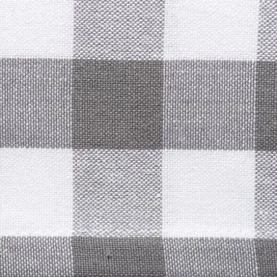 DII&reg; Checkers Dinner Napkins, 6ct. Gray/White {5}