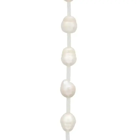 9mm White Freshwater Pearl Beads by Bead Landing&trade; {1}
