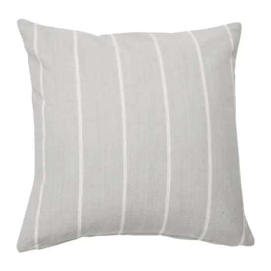 Hello Honey&reg; Gray Square Interwoven Stripe Cotton Pillow Cover {1}